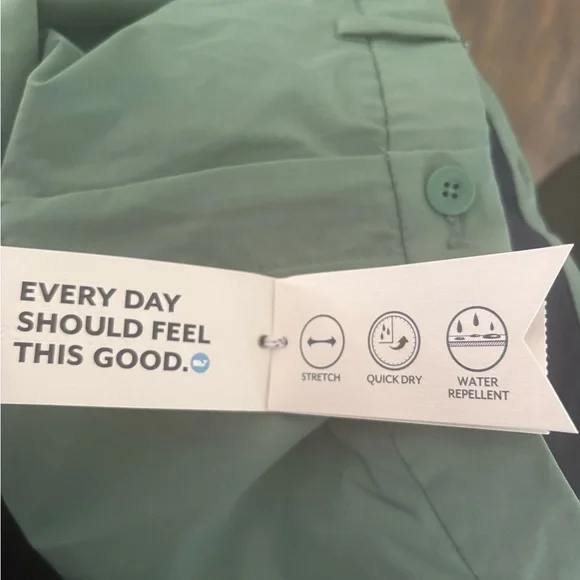 Vineyard Vines Golf Pants Performance On The Go 32 x 32 Starboard Green - Picture 8 of 8